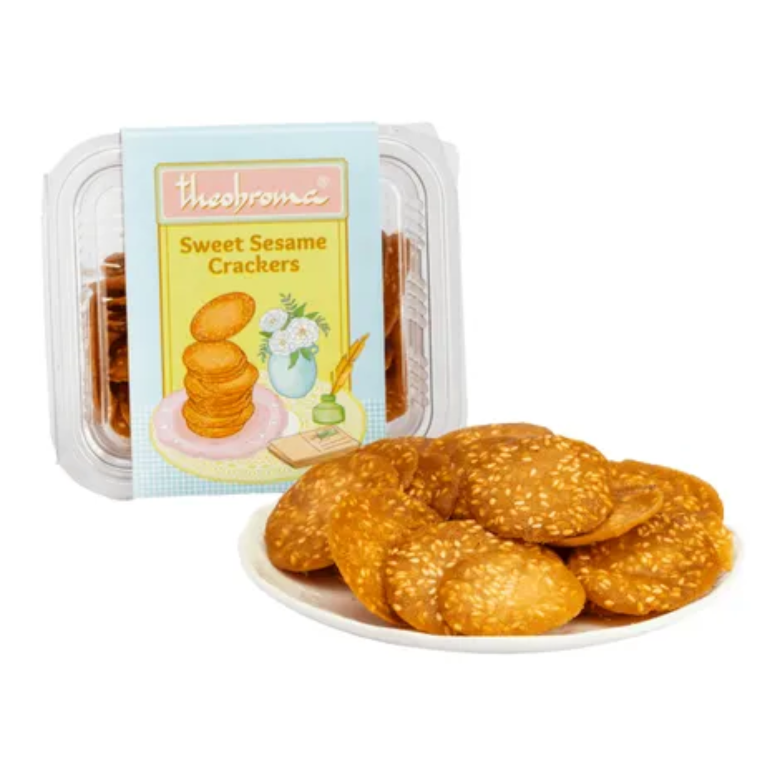theobroma sweet sesame crackers theobroma sweet sesame crackers