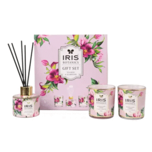 Home iris botanics gift set fragrance tearose & agarwood